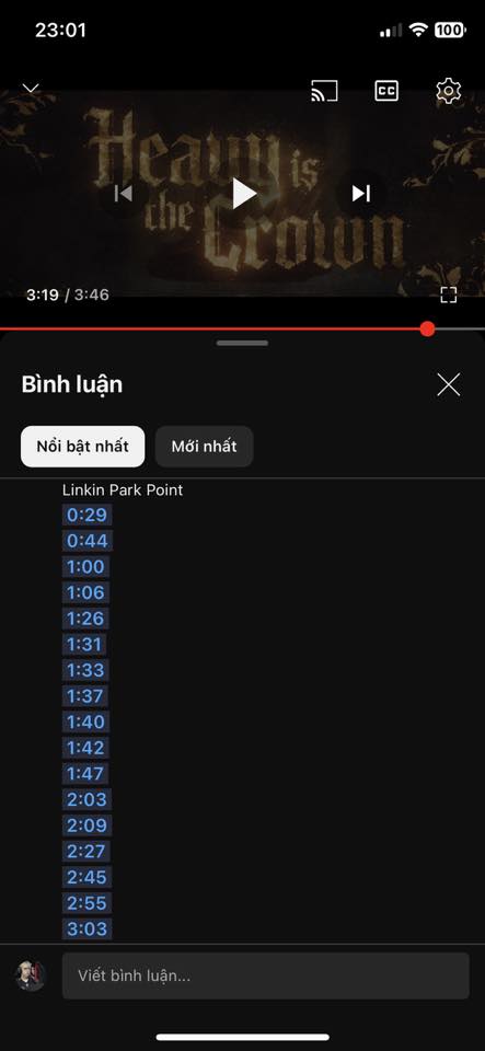Some fans have calculated the total duration of Linkin Park's appearance in the MV