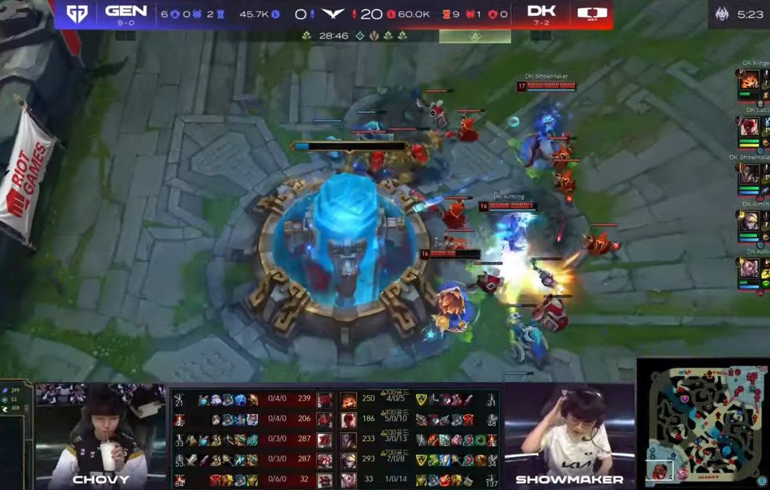 But DK can also surprise just as they did when they won a 'clean' game against Gen.G