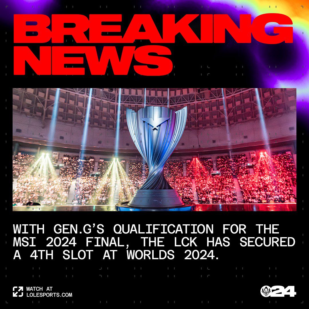 Riot's announcement after Gen.G won against BLG in the winner's final inadvertently became a justification for some fans defending the claim 'T1 reached Worlds 2024 thanks to Gen.G'