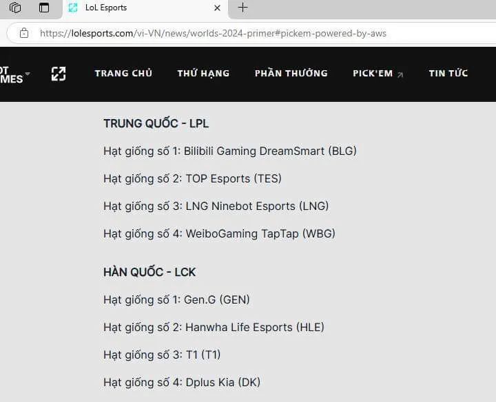 Riot's blunder in posting information about LCK teams