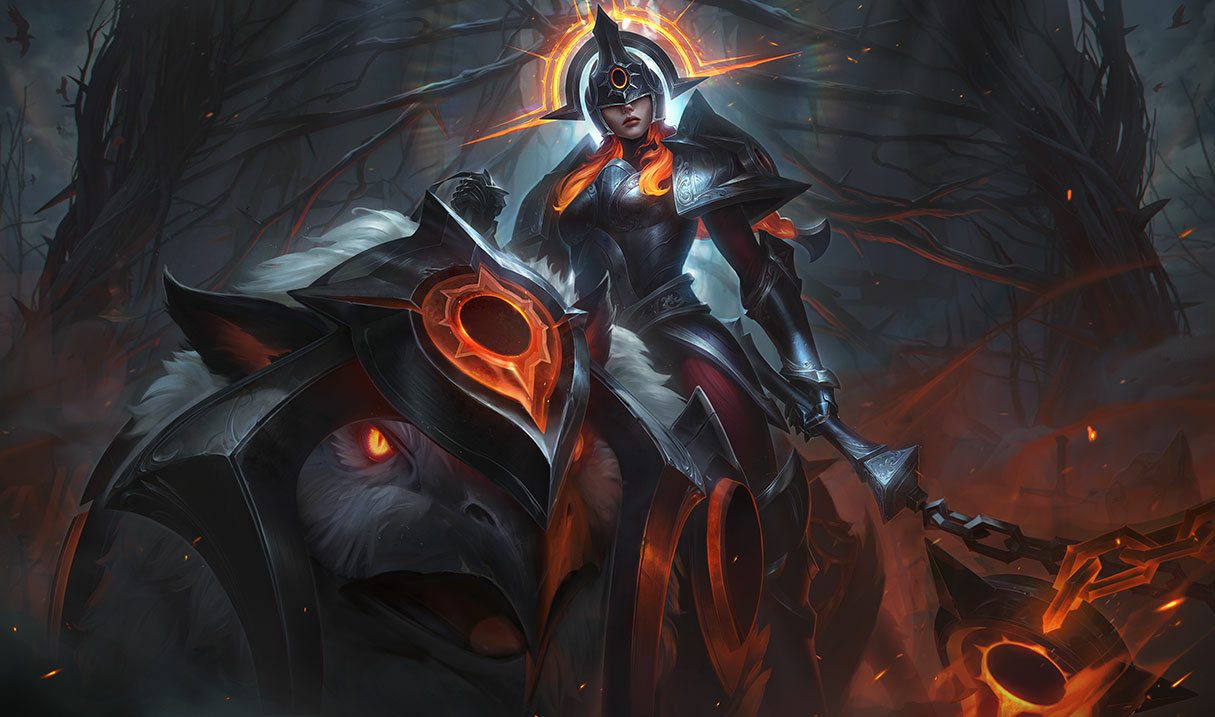 Frost Moon Sejuani - one of the works by artist Huyy Nguyen - Image: Huyy Nguyen.