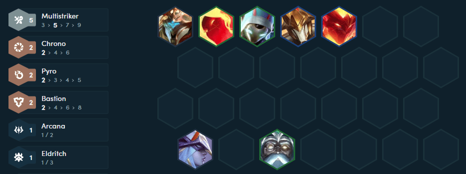 The 5 Guardian trait will help players maintain health very well