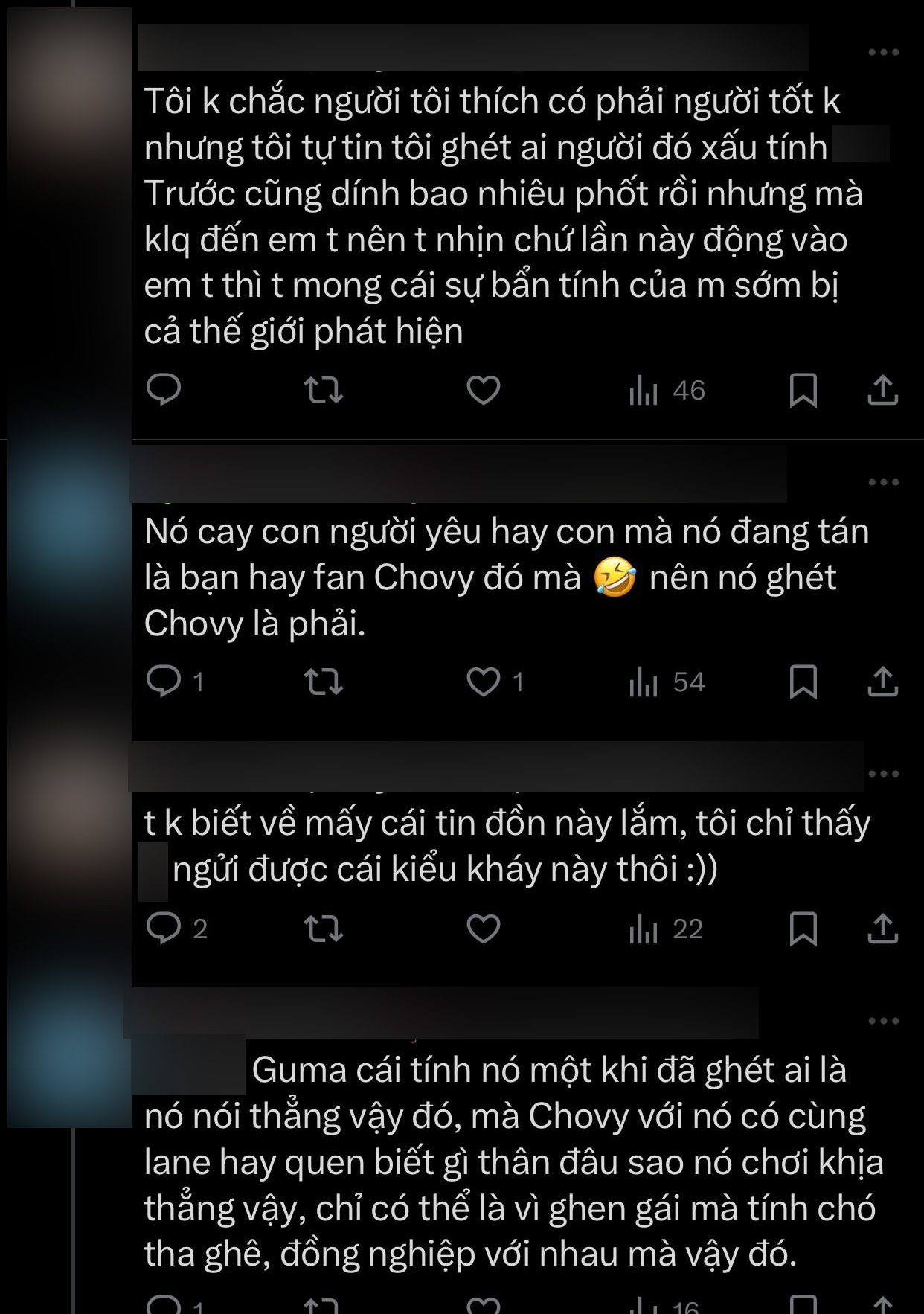 Some anti-fans of Gumayusi and Chovy fans immediately attacked him