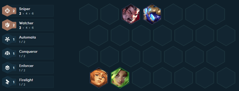 The starting composition players should aim for