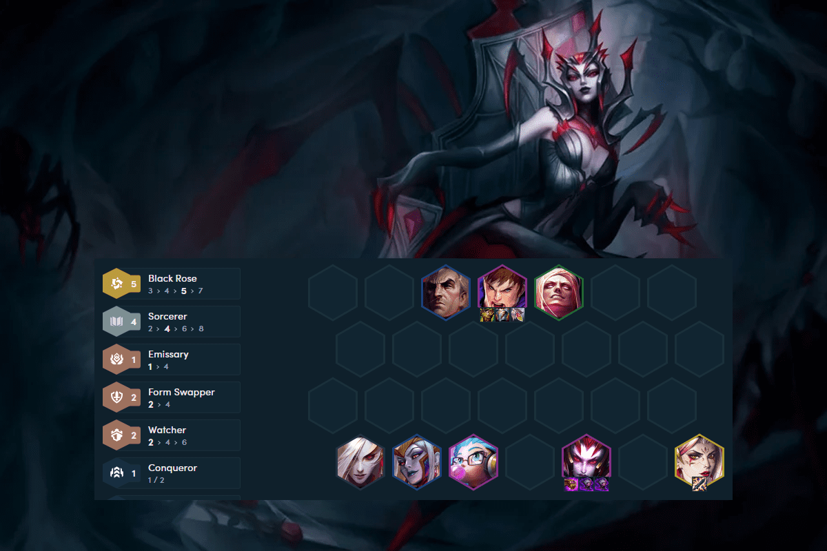 Elise positioned at the back line has impressive damage potential
