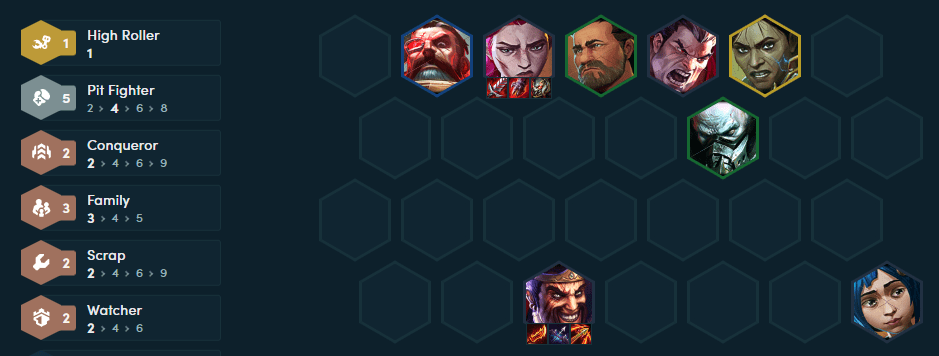 Complete composition at level 8 if players have the Iron Fist Fighter emblem