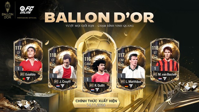 FC Online Launches Ballon d’Or Card Series to Honor Football Legends - Image 1.