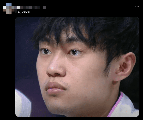 'It's really over' - A fan posts a picture of Knight expressing sadness, hinting that they believe this player will leave BLG