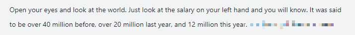 'Just look at Knight's annual compensation to know who will have to leave due to the salary cap. Previously, it was 40 million RMB, during his time at JDG it was 20 million RMB, and this year it's 12 million RMB' - Another fan asserts