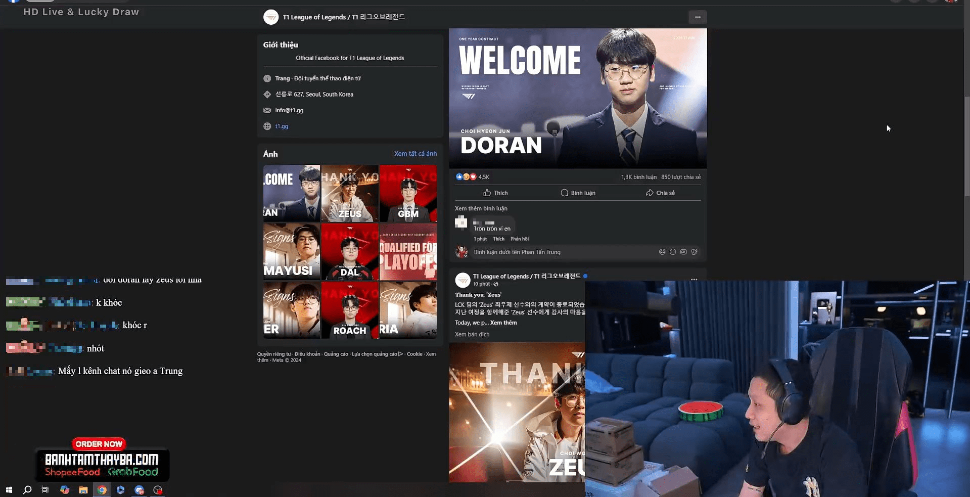 Teacher Ba Shocked by T1 - Zeus - Doran Transfer News
