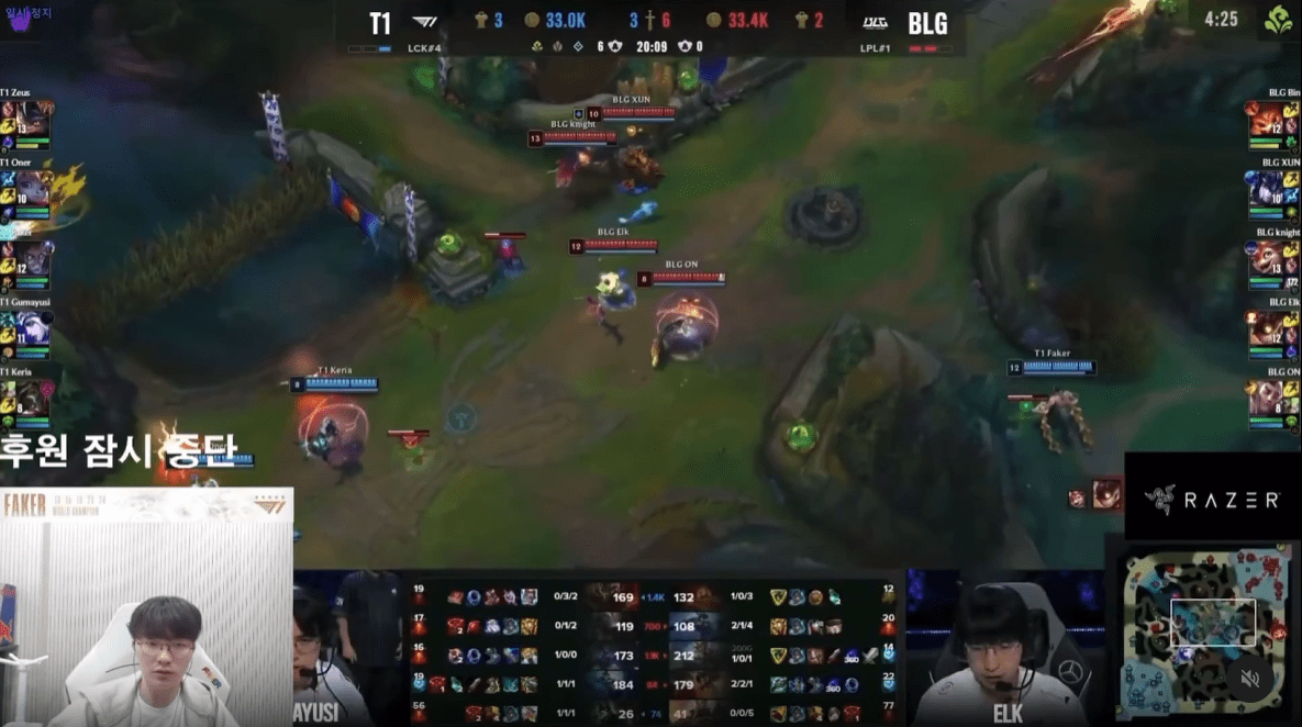 But Faker said he had to use all resources due to miscommunication during the call