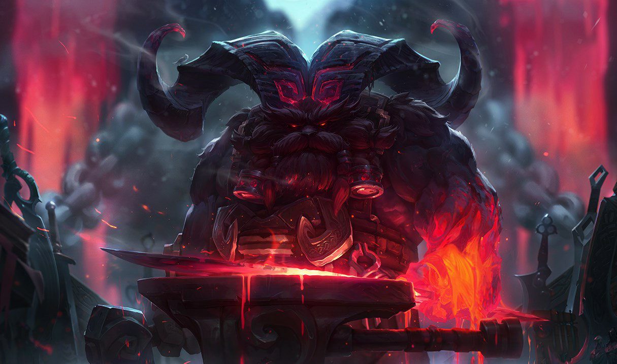 Ornn frequently appears in various metas but has far fewer skins than Faker