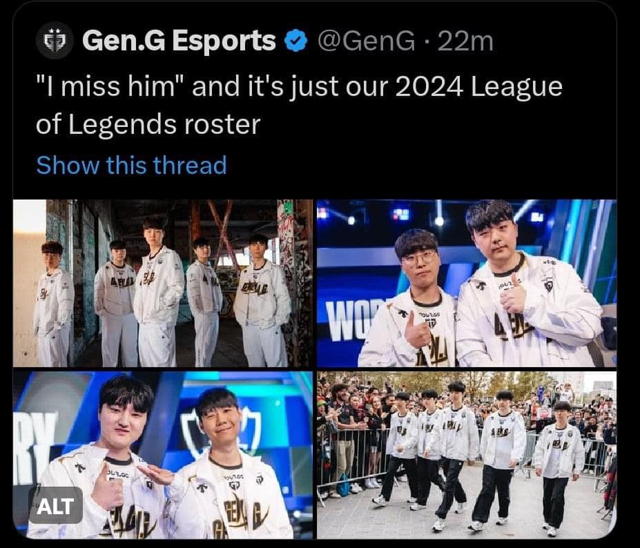 Gen.G posted a farewell hint but deleted it within moments