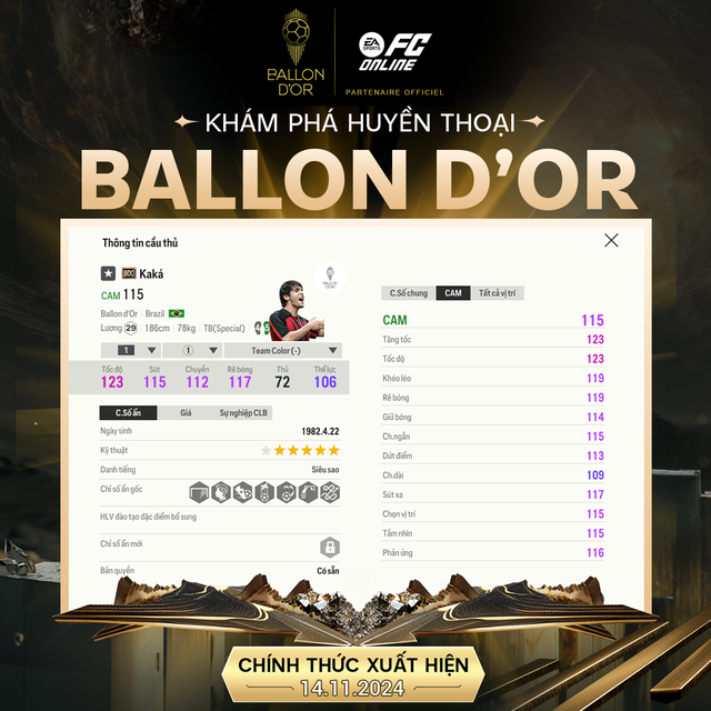 FC Online Launches Ballon d’Or Card Series to Honor Football Legends - Image 10.