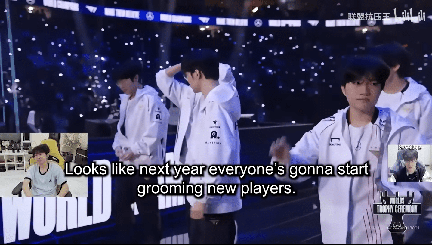 Doinb reveals some negative scenarios for LPL next year