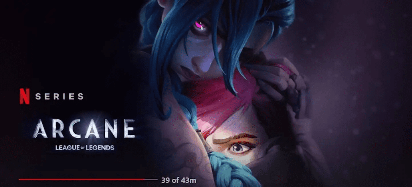 Image alleged to have AI intervention in Arcane 2 on Netflix.