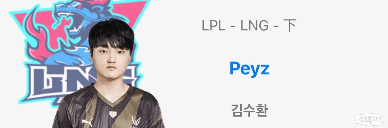 OBGG has updated Peyz as a new recruit for LNG next season