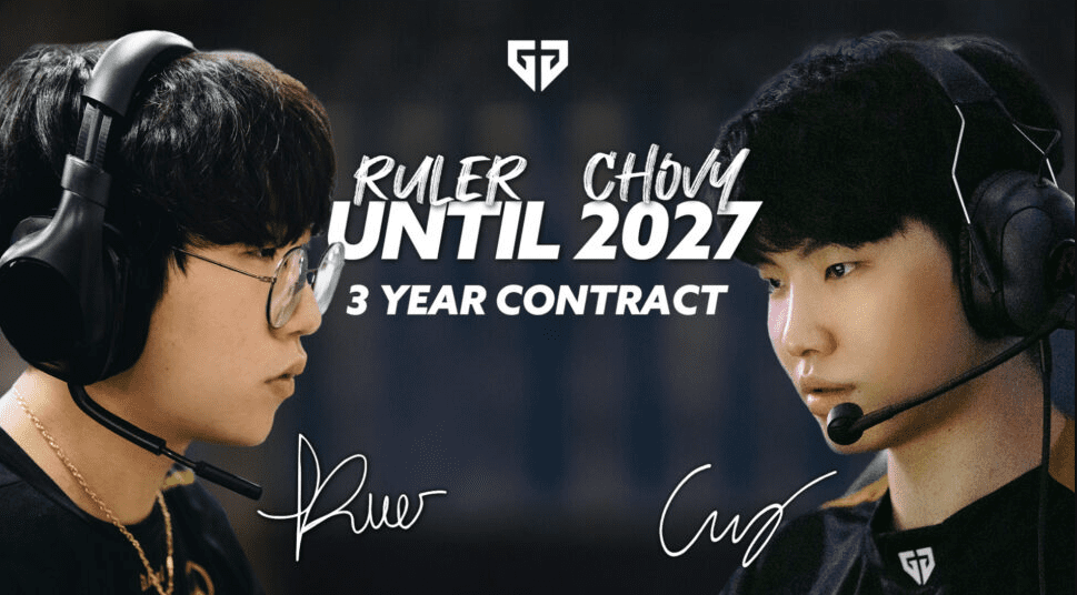 The new contracts between Chovy, Ruler, and Gen.G last for 3 years