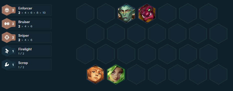The starting composition players should aim for