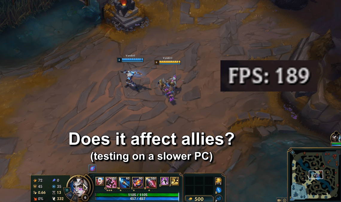 And when the community tests on a weaker PC with 189 FPS...