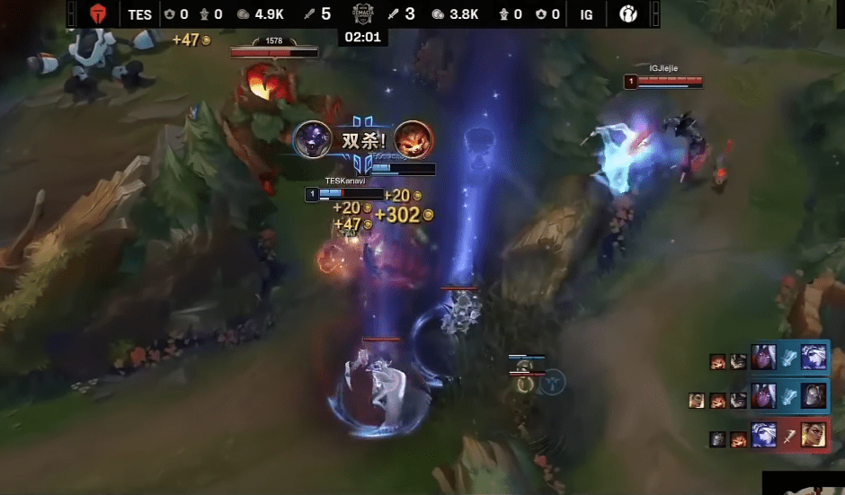IG's recklessness has cost them dearly as they overcommit to fights, giving their opponents many kills