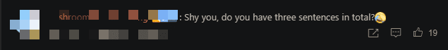 'Hey TheShy, did you really only say 3 sentences in the video?' - Another user shared