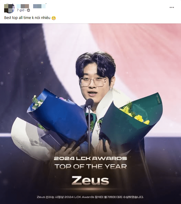 Some fans have called Zeus the 'Greatest Top Laner of All Time' and received quite a bit of agreement