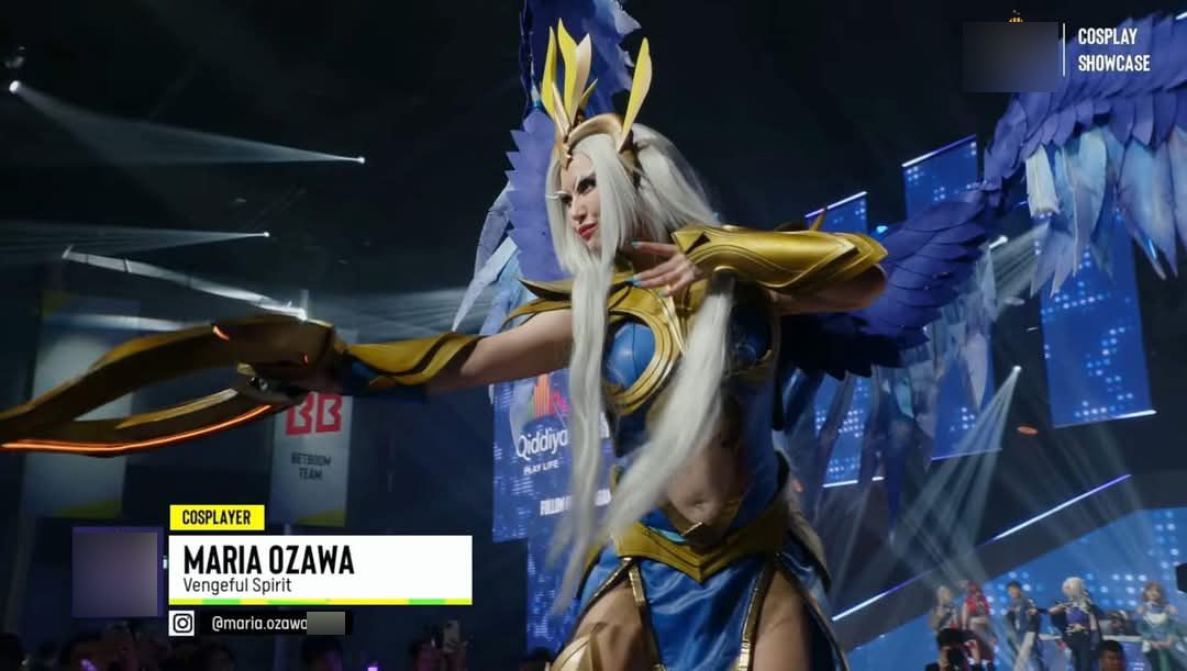 She made a surprise appearance in a Vengeful Spirit cosplay at ESL Bangkok 2024 - an event for the DOTA 2 community