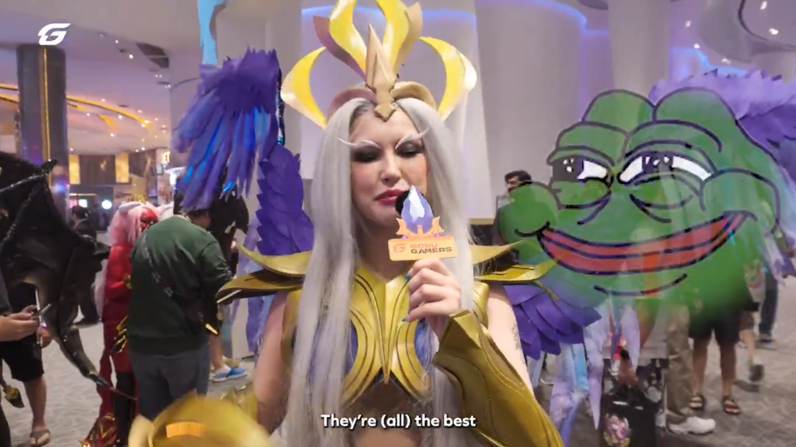 Her appearance left the community in shock