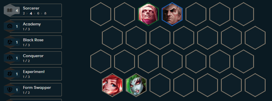 The starting lineup players should aim for