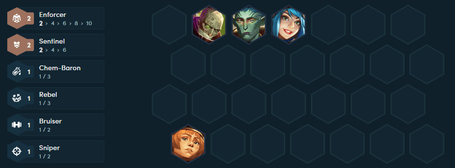 The composition players should aim for in the early game