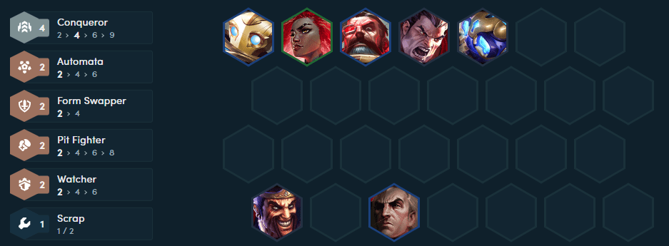 Swain in the mid-game can hold magical items very well for Mordekaiser and Malzahar in the later stage