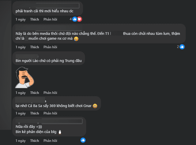 Fans believe that Bin, who always craves victory, reacting this way is normal.