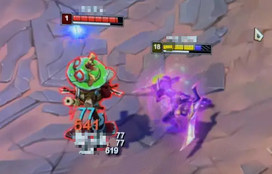When K'Sante uses his ultimate, it causes the Death's Shroud to bug out, dealing physical damage that scales with AD