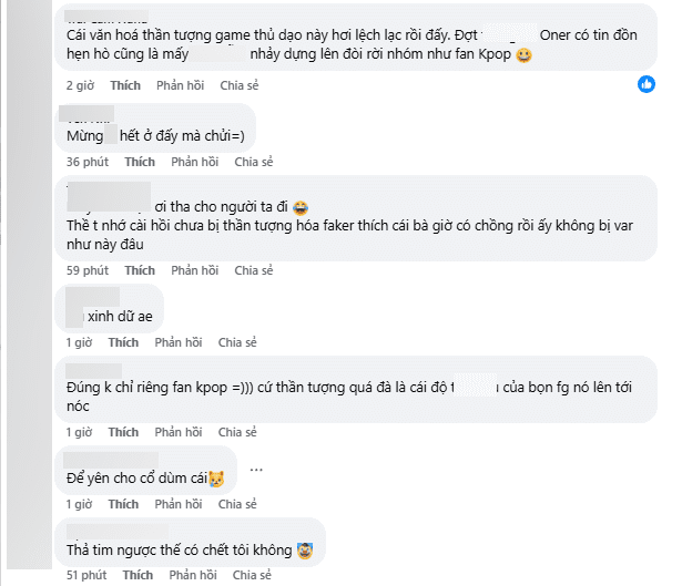 Many viewers expressed their outrage when it was reported that obsessed Faker fans 'attacked' Minji, causing her to lock her personal page.