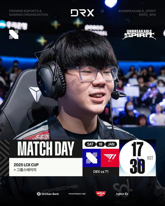 LazyFeel will continue to play in the T1 - DRX match.