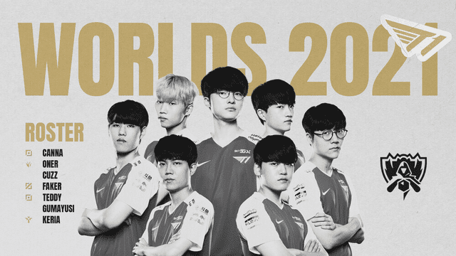 LazyFeel and Gumayusi (bottom row, right) share the fact that they both replaced Teddy.