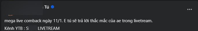 An account with the exact name and profile picture of streamer S. and a verified badge posted a shocking message
