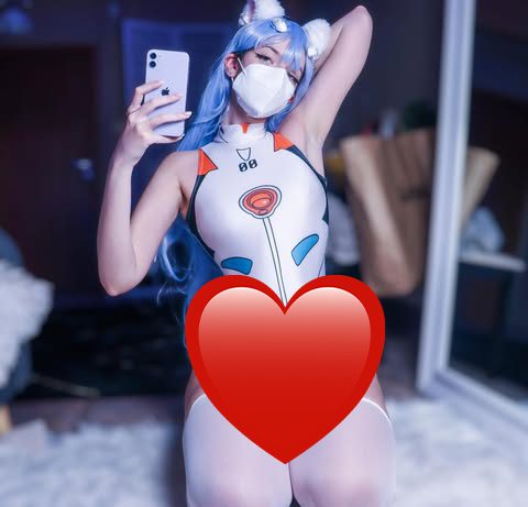 The female gamer and cosplayer is an 