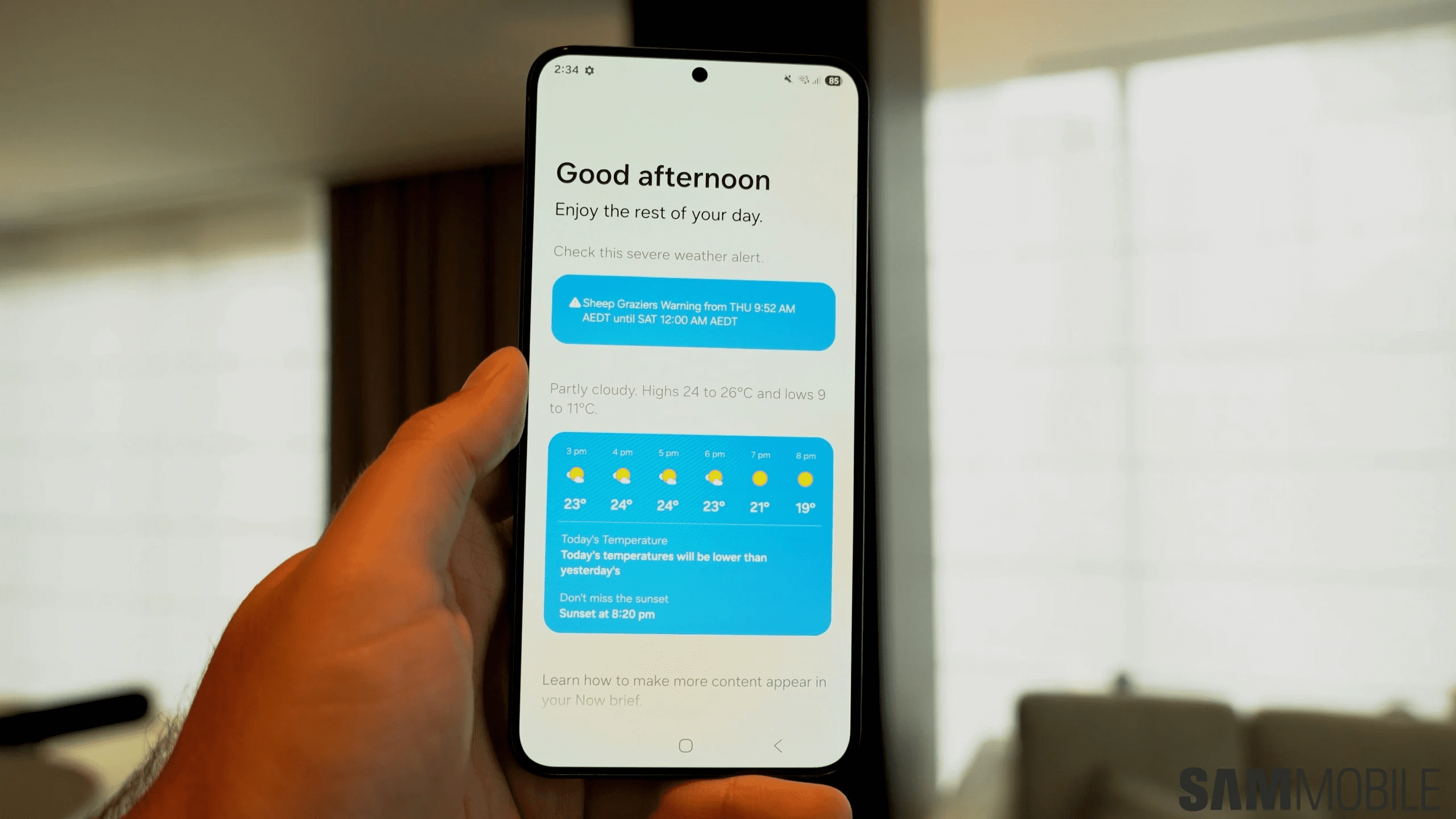 Now Brief - one of the new features brought by AI on the Samsung Galaxy S25 Series