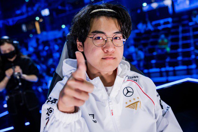 Gumayusi unexpectedly absent in the match against KT.