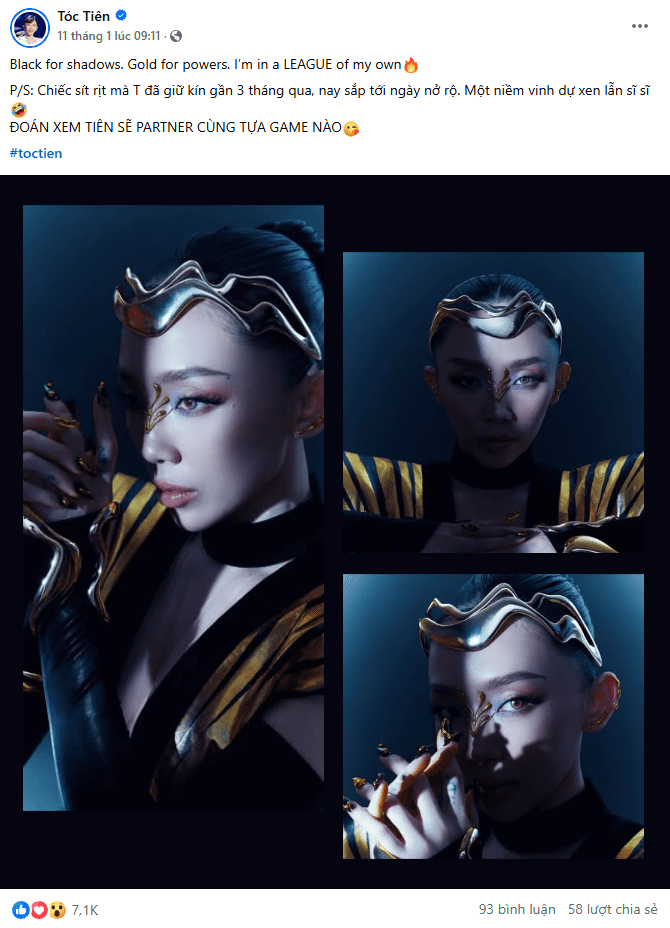 Previously, on January 11, the singer also 'dropped hints' about collaborating with a game