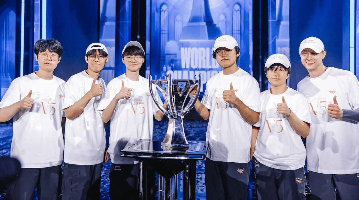 T1 defeated BLG to win the 2024 World Championship