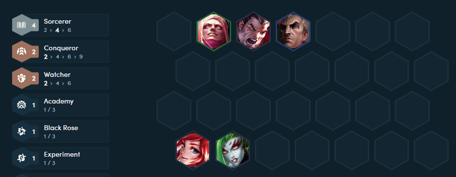 The starting lineup players can aim for