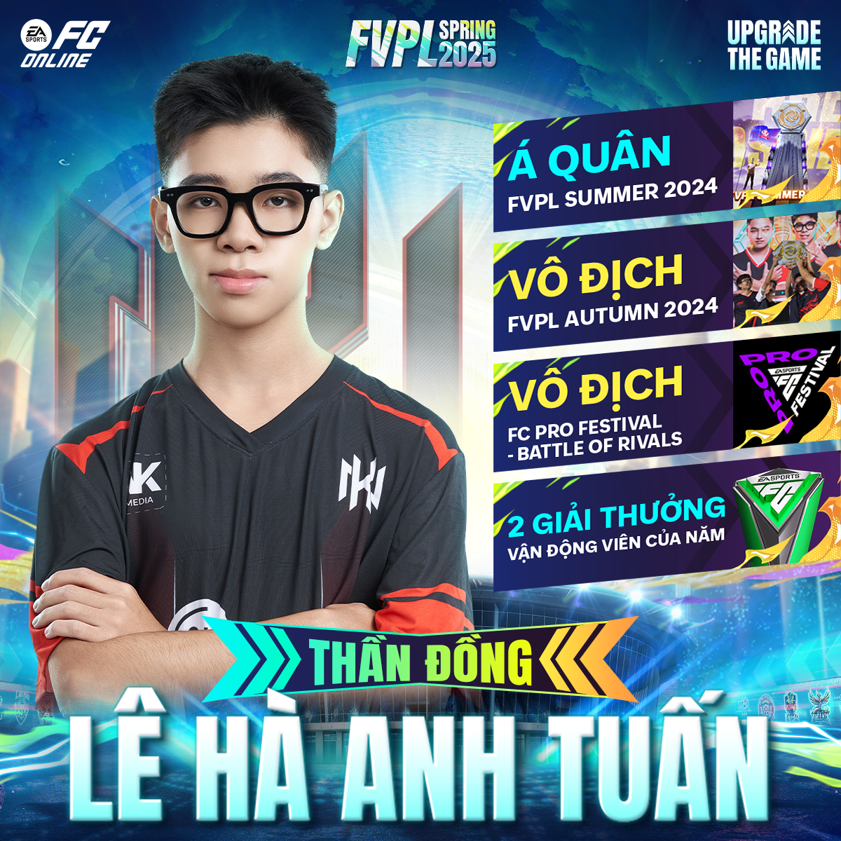 Le Ha Anh Tuan - A young talent born in 2008 considered one of the top athletes of FC Online.