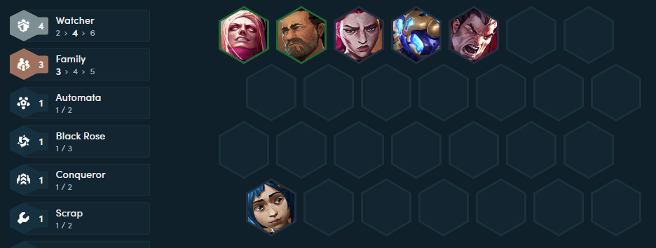 The 4 Watcher trait will help Vander survive incredibly well
