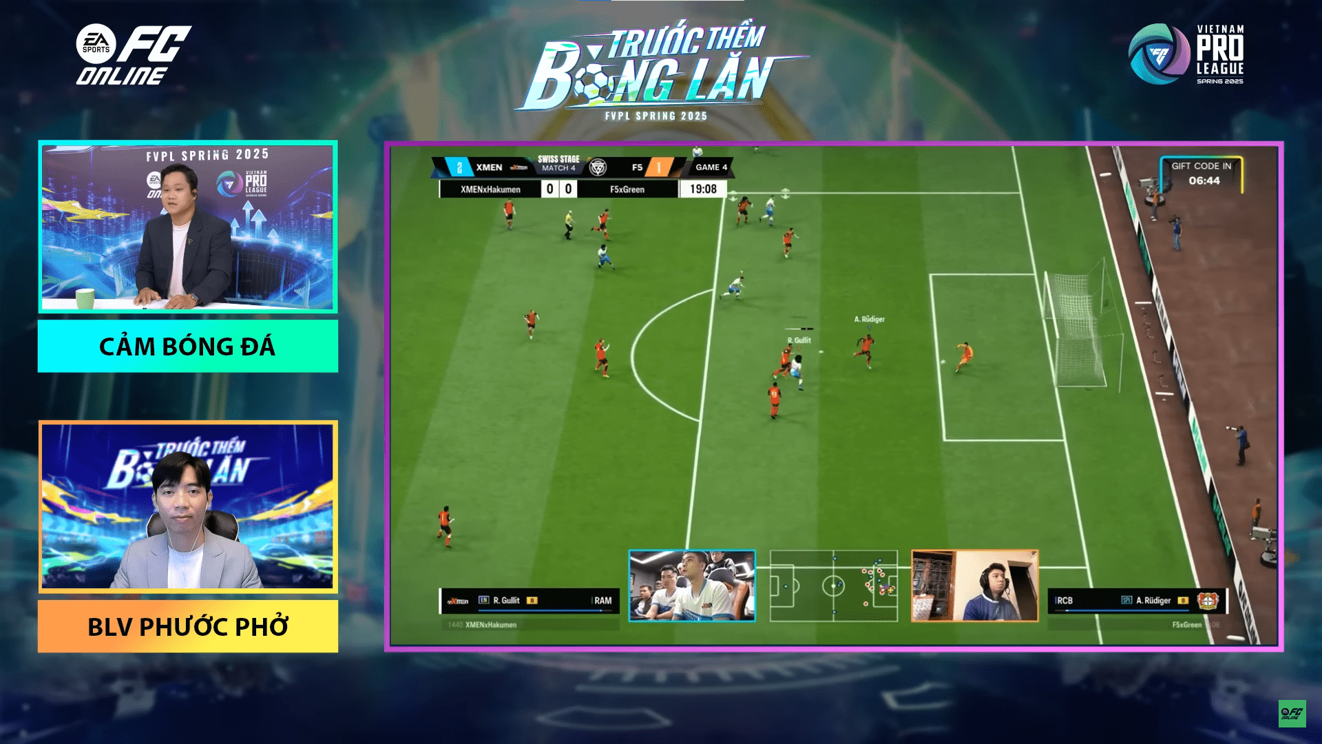 The program “Before the Kickoff” revolving around FVPL is broadcasted at 8:00 PM every Thursday on the FC Online Esports Vietnam fanpage.
