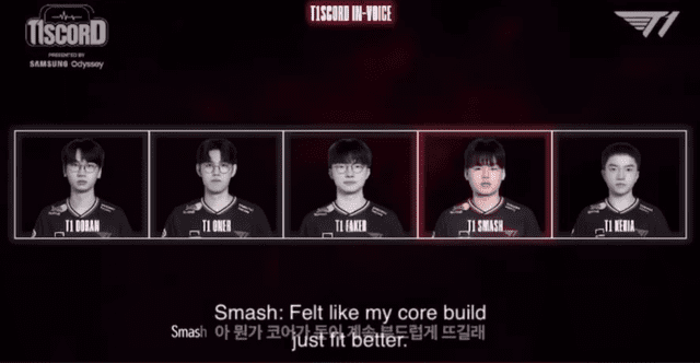 He asserts that his build is fine even though Faker suggested a different direction.