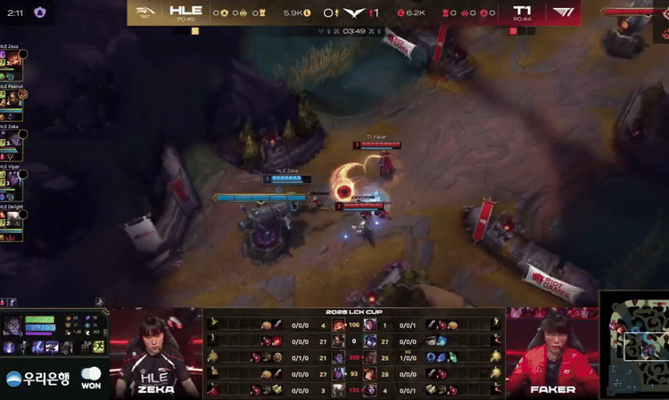 Even Faker has not had the time to get used to new champions.