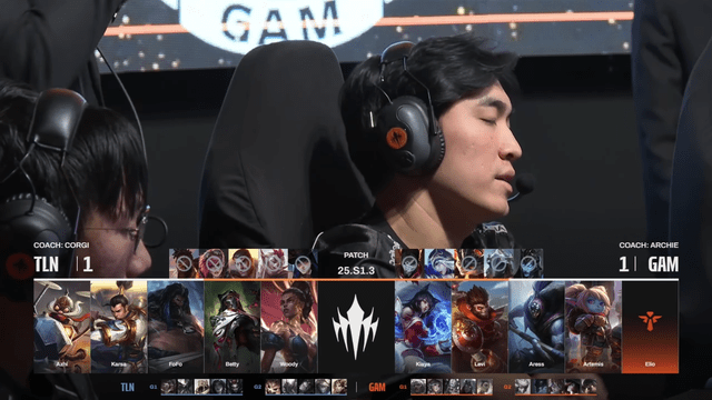 GAM players showed surprise when the opponent locked in Mel.